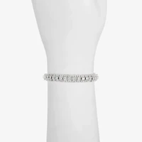 Monet Jewelry Timeless Silver Tone Coil Womens Bangle Bracelet