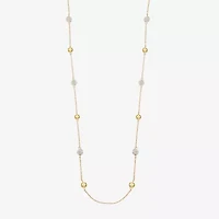 Monet® Crystal Pavé Gold-Tone Ball Illusion Necklace