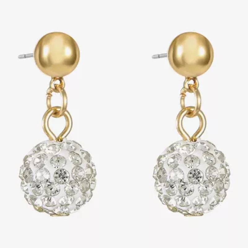 Monet Jewelry Womens Ball Hypoallergenic Drop Earrings