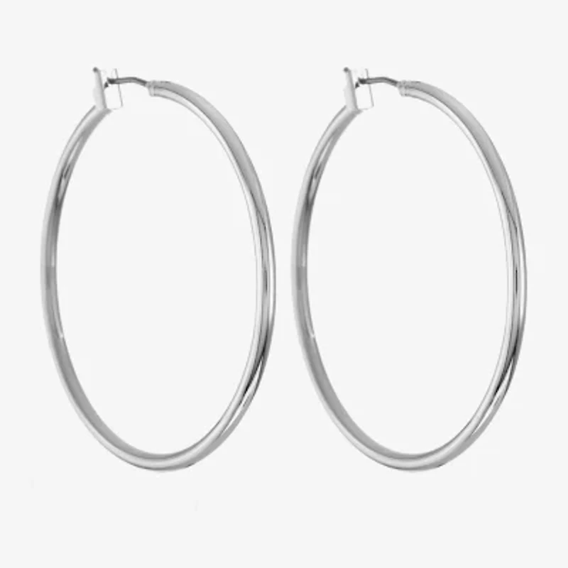 Monet® Gold-Tone Thin Large Hoop Earrings