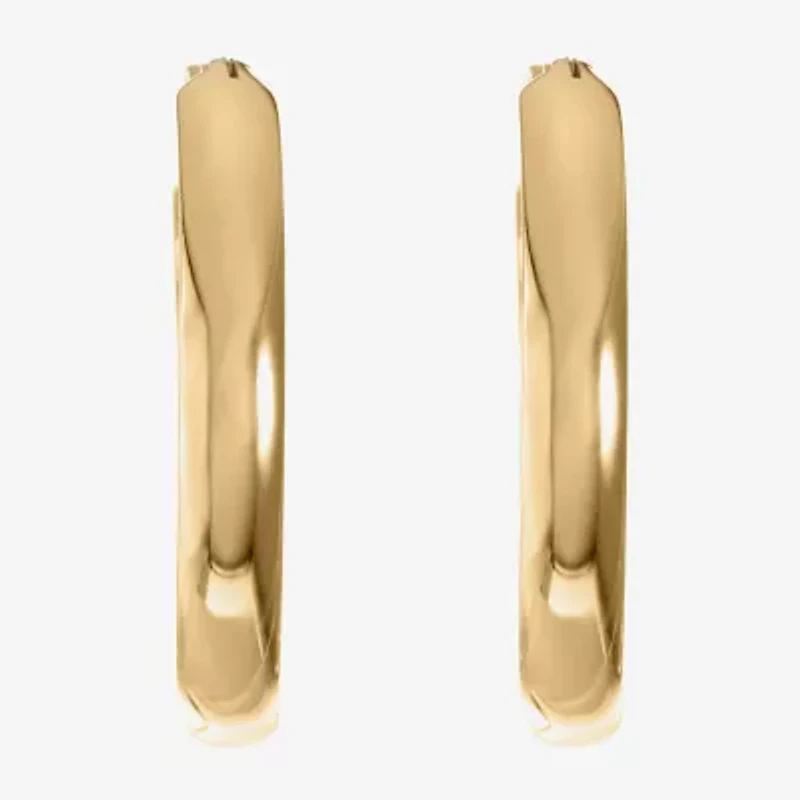 Monet® Gold-Tone Medium Hoop Earrings