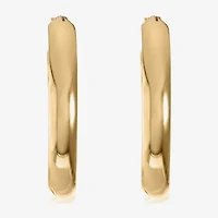 Monet® Gold-Tone Medium Hoop Earrings