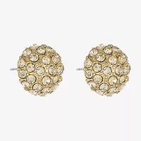 Monet® Pavé Ball Stud Earrings