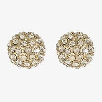 Monet® Pavé Ball Stud Earrings