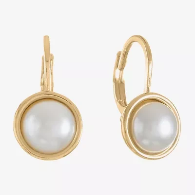 Monet Jewelry Womens Simulated Pearl Drop Earrings
