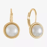 Monet Jewelry Womens Simulated Pearl Drop Earrings