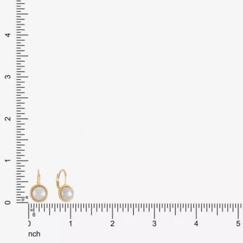 Monet Jewelry Womens Simulated Pearl Drop Earrings