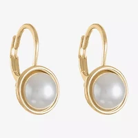 Monet Jewelry Womens Simulated Pearl Drop Earrings