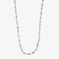 Liz Claiborne® Silver-Tone Textured Twist Necklace