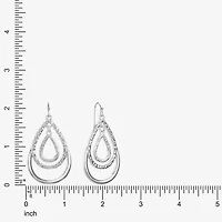 Liz Claiborne® Layered Teardrop Drop Earrings