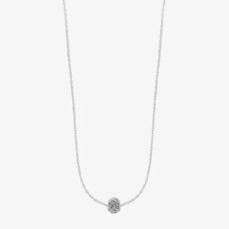 Monet Jewelry Timeless Silver Tone Womens 18 Inch Pendant Necklace