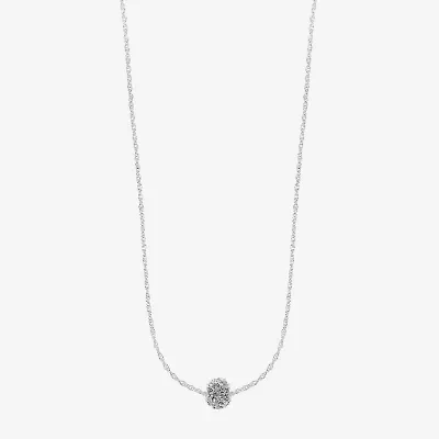 Monet Jewelry Timeless Silver Tone Womens 18 Inch Pendant Necklace
