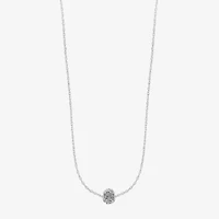 Monet Jewelry Timeless Silver Tone Womens 18 Inch Pendant Necklace