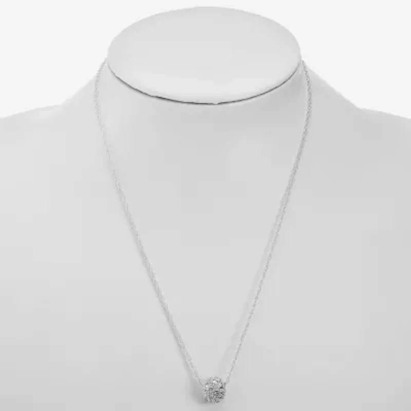 Monet Jewelry Timeless Silver Tone Womens 18 Inch Pendant Necklace