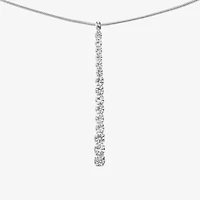 Monet Jewelry Timeless Silver Tone Womens 17 Inch Pendant Necklace