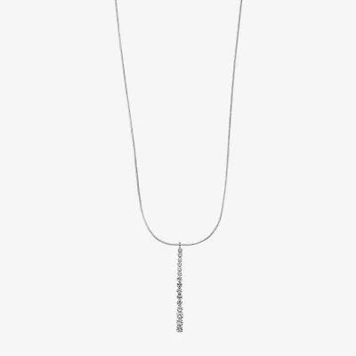 Monet Jewelry Timeless Silver Tone Womens 17 Inch Pendant Necklace