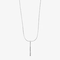 Monet Jewelry Timeless Silver Tone Womens 17 Inch Pendant Necklace