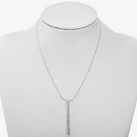 Monet Jewelry Timeless Silver Tone Womens 17 Inch Pendant Necklace