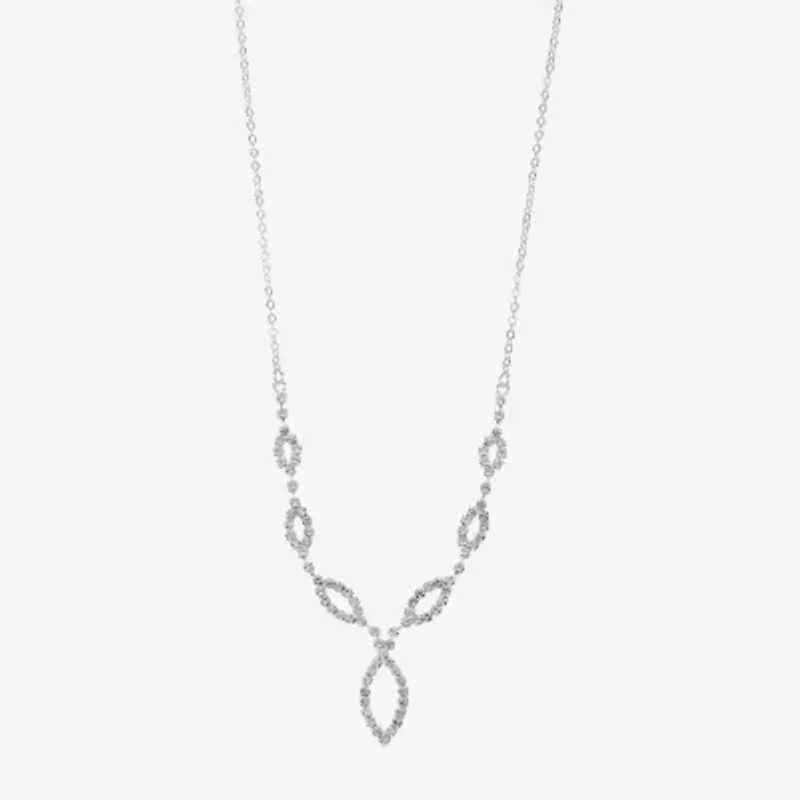 Monet Jewelry Timeless Silver Tone Womens 16 Inch Y Necklace