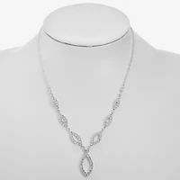 Monet Jewelry Timeless Silver Tone Womens 16 Inch Y Necklace