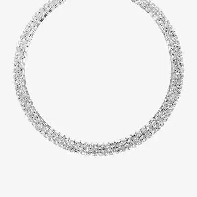 Monet Jewelry Timeless Freeform Womens 12 Inch Choker Necklace