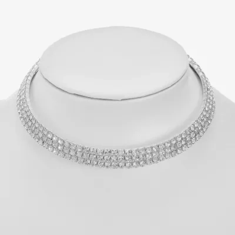 Monet Jewelry Timeless Freeform Womens 12 Inch Choker Necklace