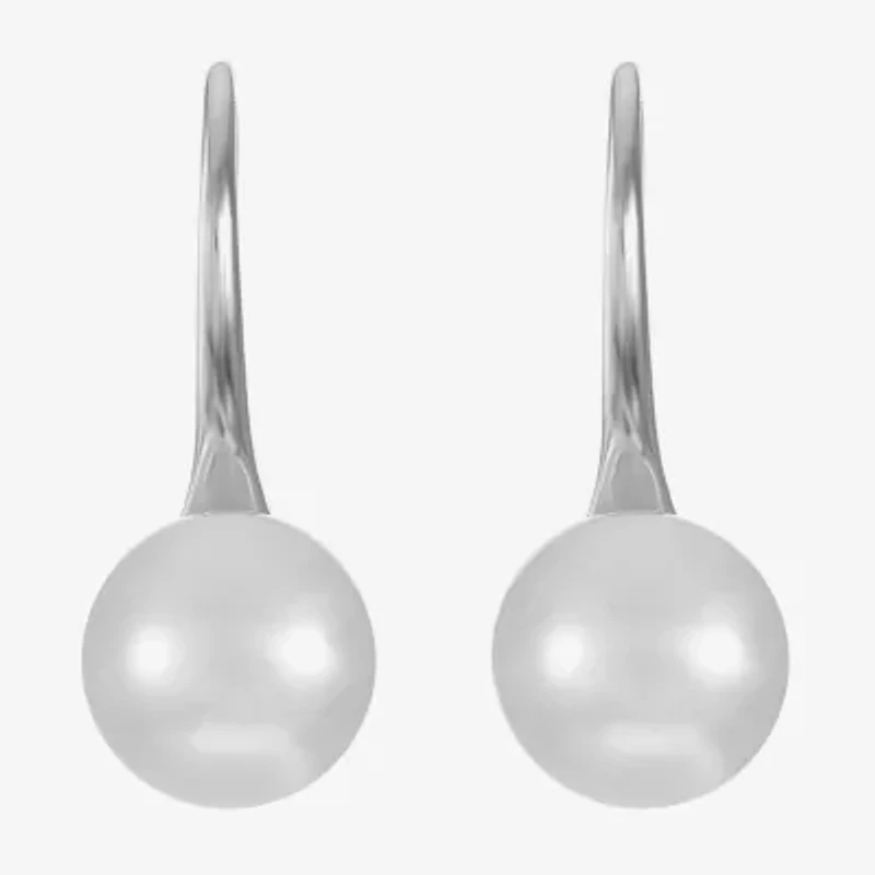 Monet Jewelry Timeless Womens Simulated Pearl Drop Earrings