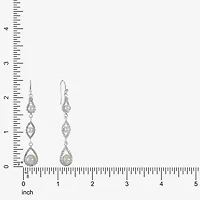 Monet Jewelry Timeless Womens Simulated Pearl Drop Earrings