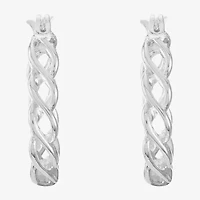 Liz Claiborne Womens 20.1mm Hypoallergenic Hoop Earrings