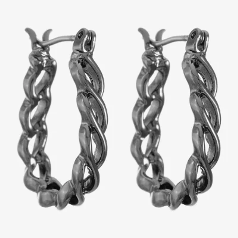 Liz Claiborne Womens 20.1mm Hypoallergenic Hoop Earrings