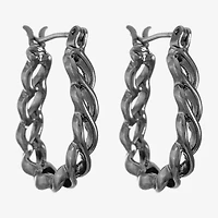 Liz Claiborne Womens 20.1mm Hypoallergenic Hoop Earrings