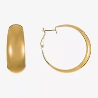 Liz Claiborne Womens 39.1mm Hypoallergenic Hoop Earrings