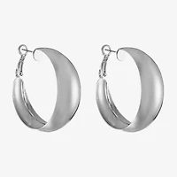 Liz Claiborne Womens 39.1mm Hypoallergenic Hoop Earrings