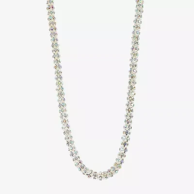 Monet Jewelry Womens Orange 18 Inch Collar Necklace