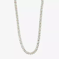 Monet Jewelry Womens Orange 18 Inch Collar Necklace