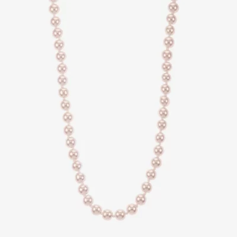 Monet Jewelry Womens Pink 18 Inch Collar Necklace