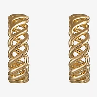 Monet® Gold-Tone Small Helix Hoop Earrings