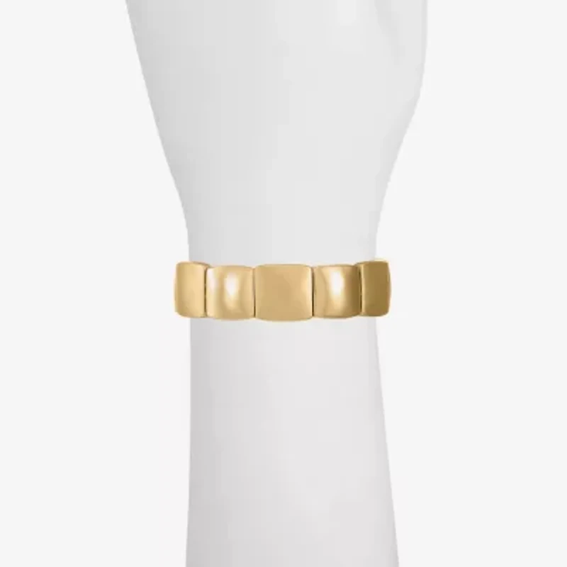Liz Claiborne® Gold-Tone Square Stretch Bracelet