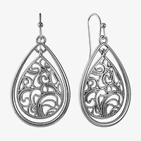 Liz Claiborne Openwork Womens Drop Earrings