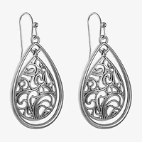 Liz Claiborne Openwork Womens Drop Earrings