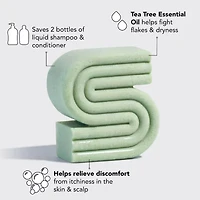 Kitsch Tea Tree Mint Clarifying  Shampoo Bar