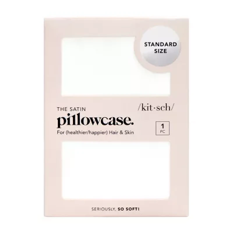 Kitsch Satin Pillowcase Face Pillow Cover