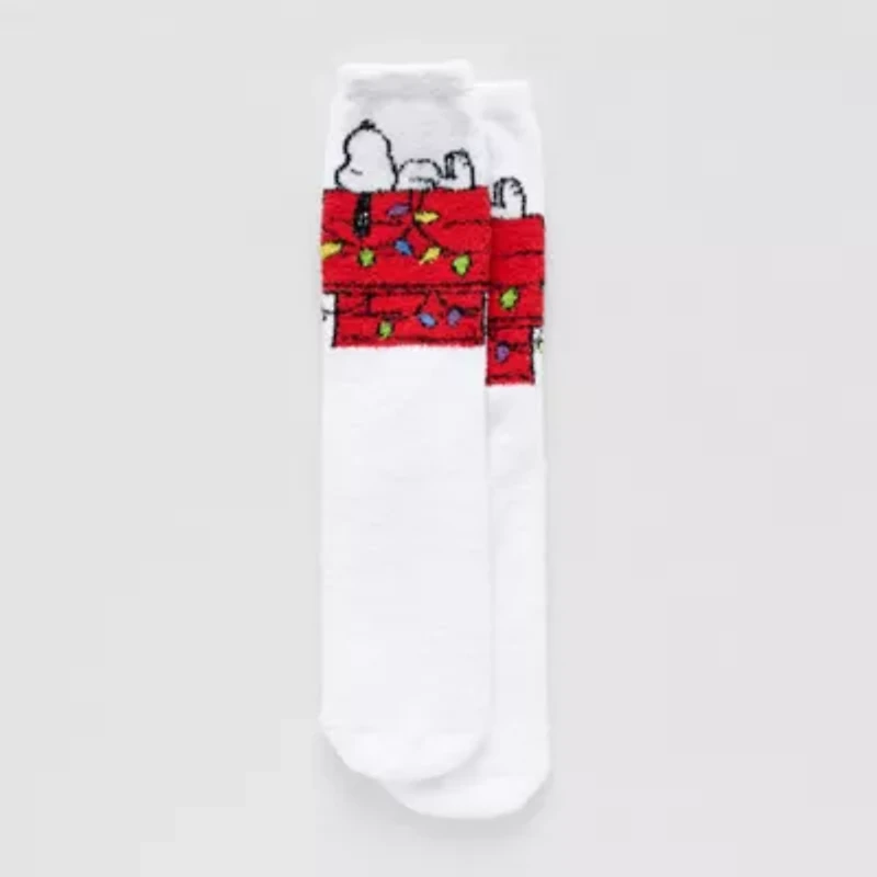 Unisex Adult 1 Pair Peanuts Snoopy Slipper Socks