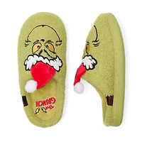 Unisex Adult Dr. Seuss Grinch Slip Resistant Slip-On Slippers