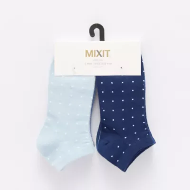 Mixit Womens 6 Pair Low Cut Socks