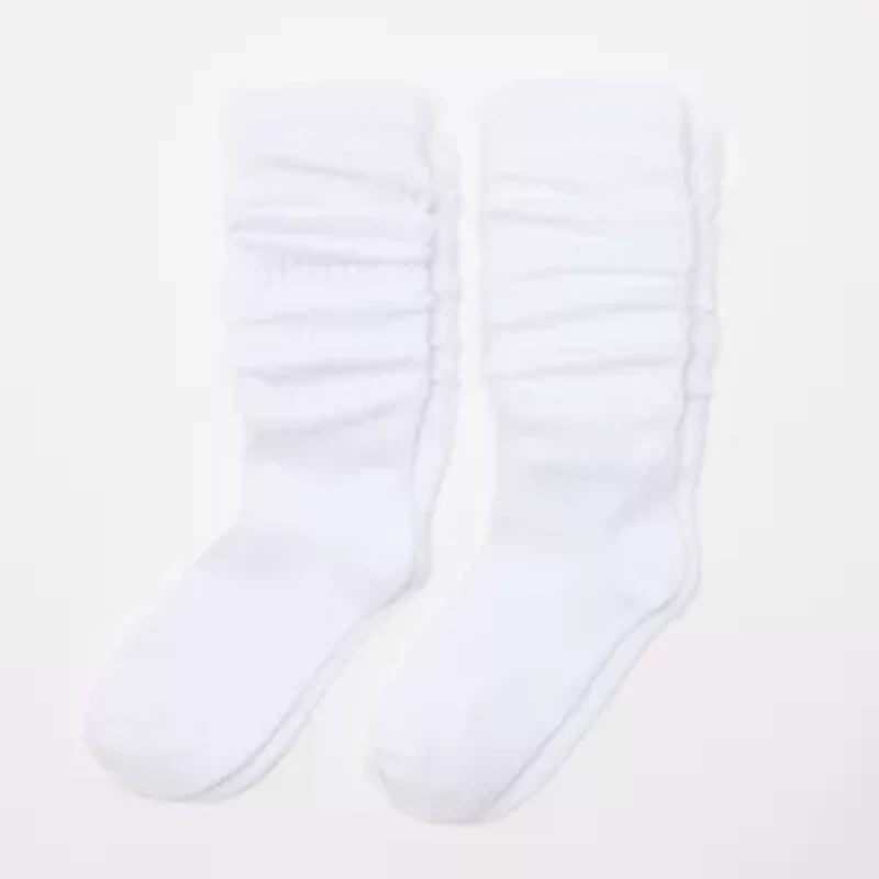 Mixit Slouch Womens 2 Pair Crew Socks