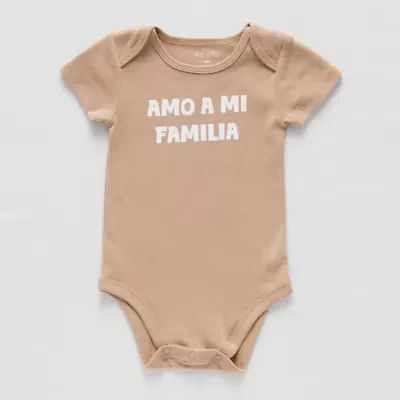 Okie Dokie Baby Unisex Round Neck Short Sleeve Rib Bodysuit