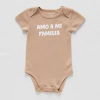 Okie Dokie Baby Unisex Round Neck Short Sleeve Rib Bodysuit