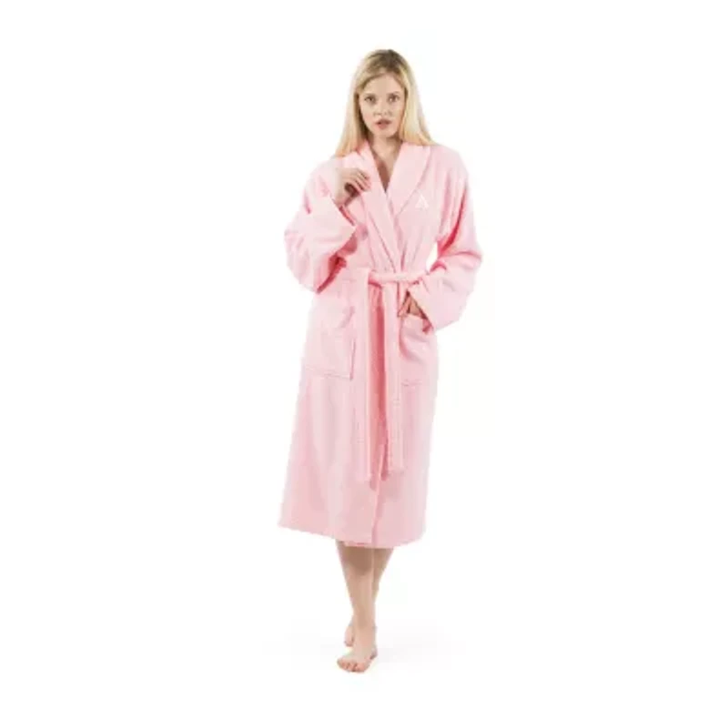 Linum Home Textiles Womens Terry Cloth Long Sleeve Length Robe
