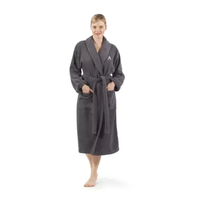 Linum Home Textiles Womens Terry Cloth Long Sleeve Length Robe